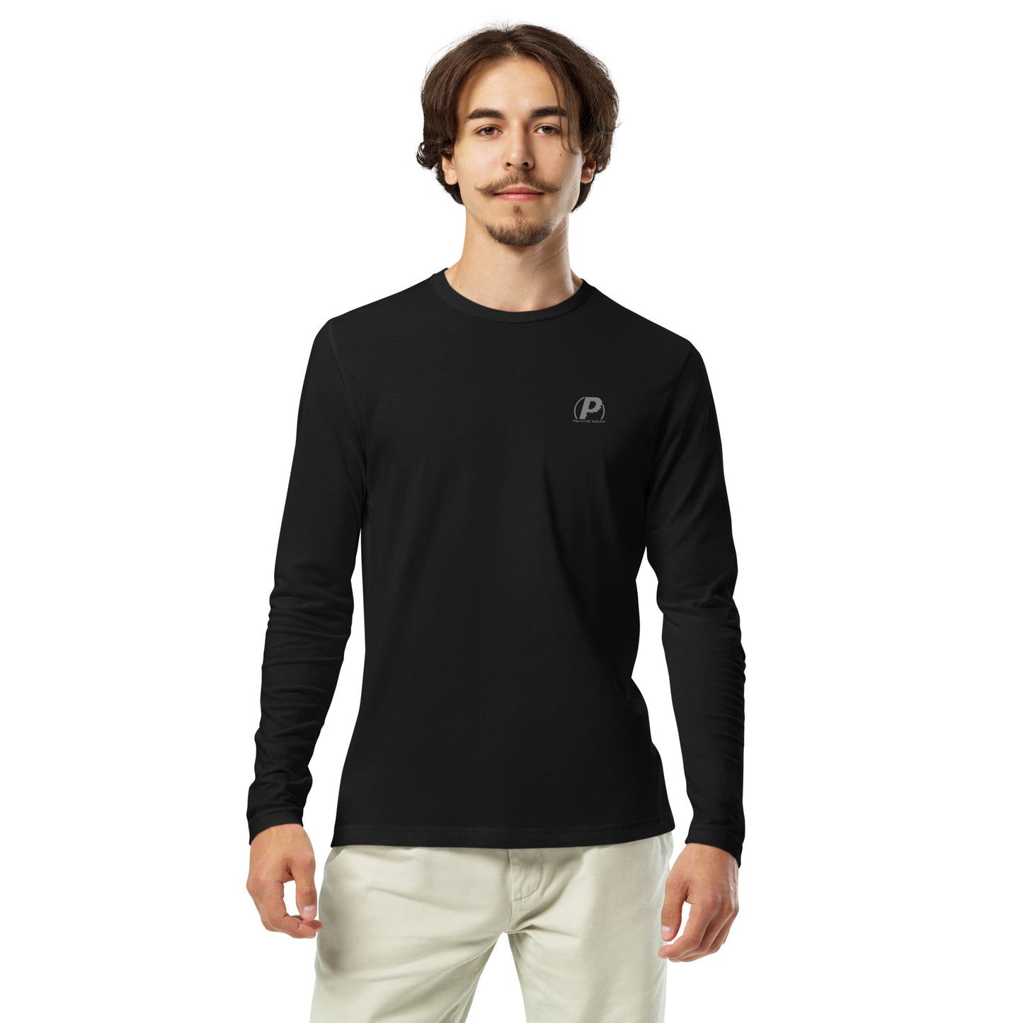 Long Sleeve Fitted Crew