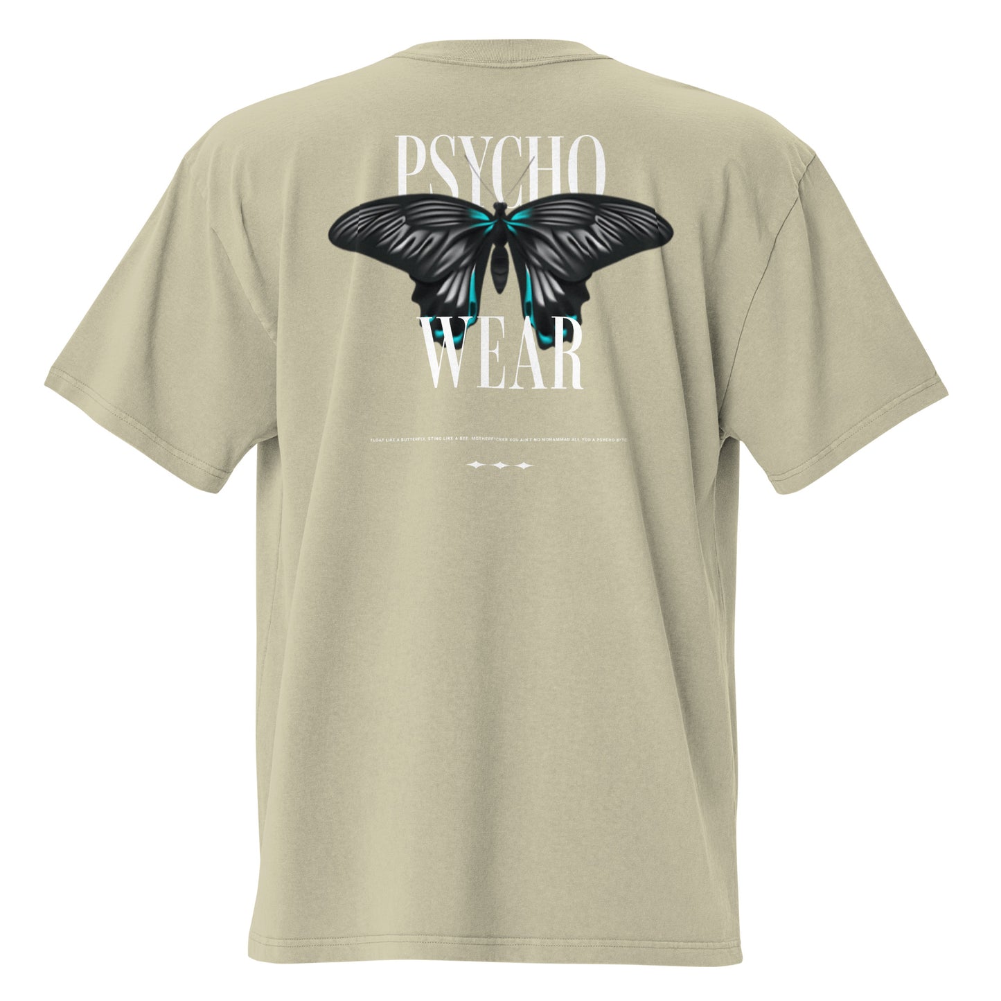 Oversized butterfly 002 faded t-shirt