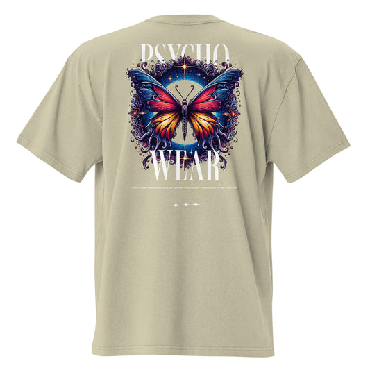 Oversized Butterfly 001 faded t-shirt